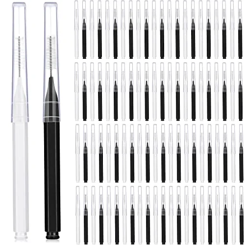 100 Pcs Braces Dental Brushes,Green,Elegant Size