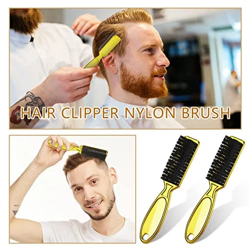 12 Pcs Nail Clipper Brush for Barber Fade,Gold view 2