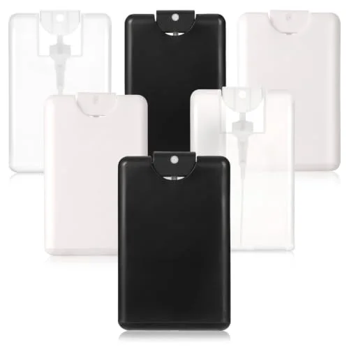 6 Pcs 20ml Refillable Card Spray Bottles Portable Trave Perfume Flat Spray Bottle Mini Atomizer Mist Vials for Pocket Hand Sanitizer Makeup Cosmetics Moisturizing Water